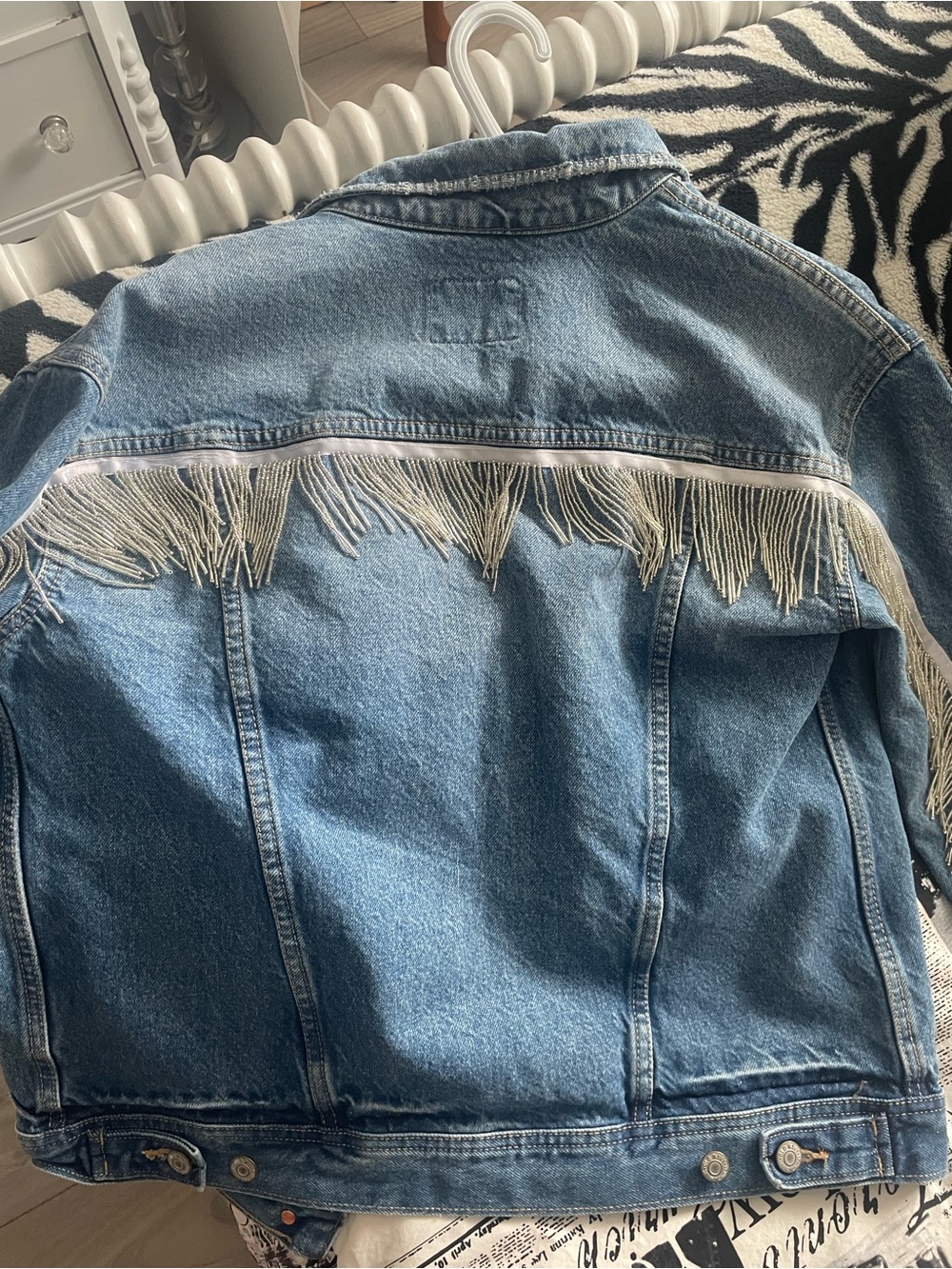 Fringe Jean Jacket